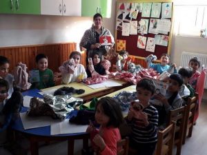 Sadullah Kuşada Anasınıfı minikleri iki projeyle gönül aldı