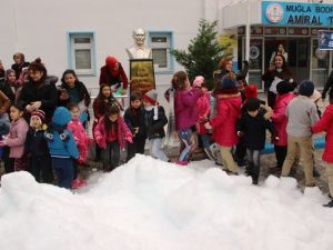 Karne heyecanı yerini kar sevincine bıraktı