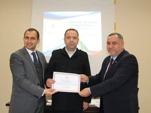 Proje eğitimine katılan personele törenle sertifikaları verildi
