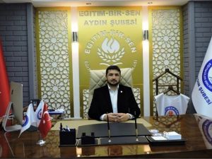 Eğitim Bir-Sen Şube Başkanı Taşpınar, öğretmenlerin sorunlarını dile getirdi