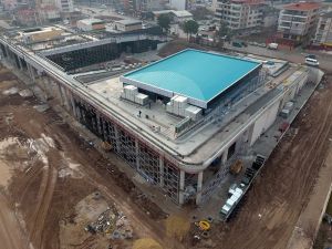 55 milyon liralık proje havadan görüntülendi