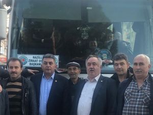 Nazilli çiftçisi İzmir Tarım Fuarında