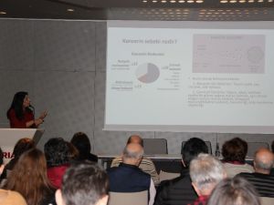 Kanser okulunda hasta ve hasta yakınlarına eğitim verildi