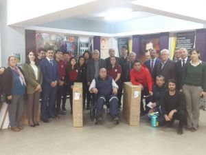 Kermes geliri tekerlekli sandalye oldu