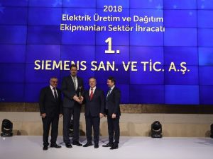 Siemens Türkiye 2018 yılında en çok ihracat yapan firma oldu