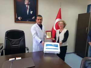 Aliağa Devlet Hastanesi’ne solunum fonksiyonu test cihazı