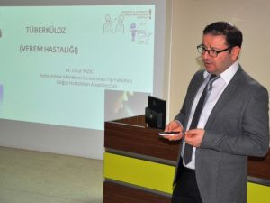 ADÜ’de tüberküloz hasta okulu gerçekleşti