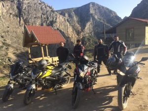 Tarihi Eğrigöz Kalesi ve İkitaş Kanyonu ilgi odağı oldu