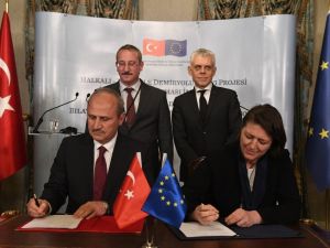 Türkiye’de yürütülen en büyük AB yatırım projesinin imzaları atıldı