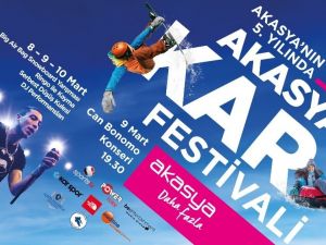 Akasya 5’inci yaşına Kar Festivali ile girecek