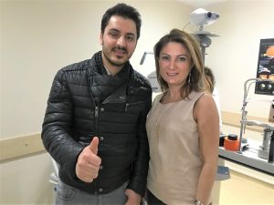 Spor yaparken göz bebeğini parçaladı