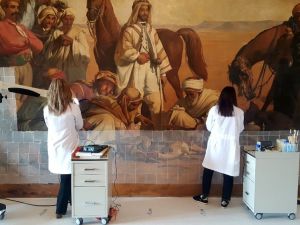 Türkiye’deki en büyük oryantalist tablosu sonbaharda ziyarete açılacak