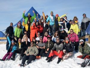 Palandöken’den yıldızlar geçti