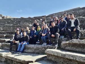 Aizonai Antik Kenti’ne  ziyaretçi akını