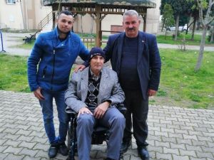 Akülü aracına Salihli Belediyesi ile kavuştu