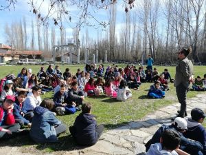 Hem öğrendiler hem baharı karşıladılar