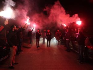 Beykoz Belediye Başkan Adayı Murat Aydın’a meşaleli karşılama