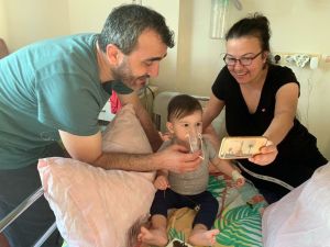 Kuzey bebek minik kalbi için nakil bekliyor