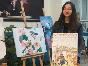 Didimli Simge, Turizm Haftası resim yarışmasında il birincisi oldu