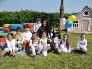 Yemyeşil atmosferde özgüvenli çocuklar yetiştiriyorlar