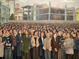 Heykel ve yağlı boya resimler, sanatseverlerin beğenisine sunuldu