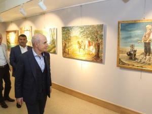 "Somuttan Soyuta Resim ve Heykel Sergisi" Büyükçekmeceli sanatseverlerle buluştu