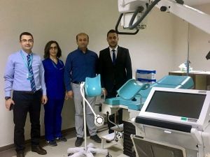 Aydın Kadın Doğum Hastanesinde ilk kez rahim filmi çekildi
