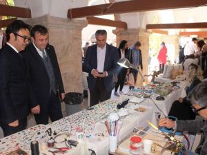 Kervansaray’da yöresel el sanatları stantları