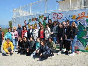 ADÜ Turizm Fakültesi duvarlarinda kardeş şehir Marl izleri