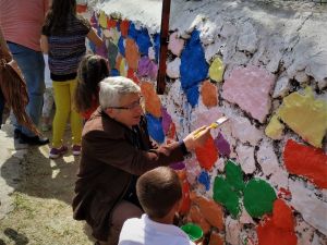 Germiyan İlokulu rengarenk oldu