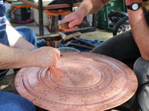 Hükümlülere bakır el sanatları kursu