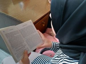 Görme engelliler için kitap okudular