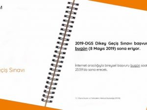 2019-DGS başvuruları için bugün son gün
