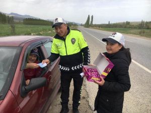 Hisarcık’ta öğrencilere trafik eğitimi