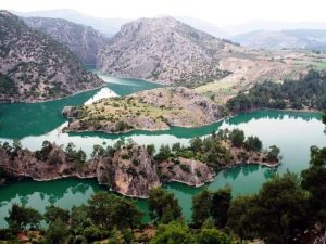 Bu köyde hem manzara hem de ürünler doğal