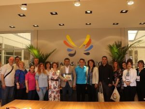 Kardeş şehir Sinaia heyetinden Günel’e ziyaret