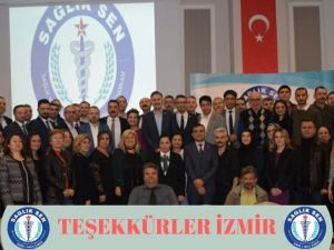 Sağlık-Sen 1 No’lu Şubesi İzmir’de yetkili sendika seçildi