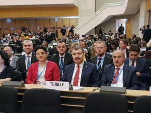 Sağlık Bakanı Fahrettin Koca, Dünya Sağlık Asamblesi Genel Kuruluna Hitap Etti