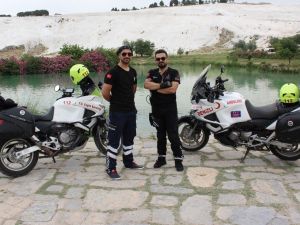 Motosiklet ambulanslar göreve başladı