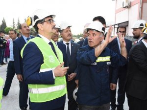 Bakan Dönmez kömürden akaryakıt üreten tesisi inceledi