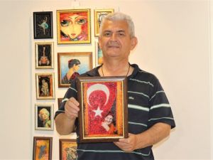 Kendine has teknikle yaptığı eserlere sipariş yetiştiremiyor