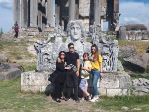 Aizonai Antik Kenti bayramda ziyaretçi akınına uğradı