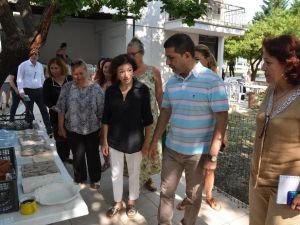 Başkan Günel, kadın girişimi kooperatifini ziyaret etti