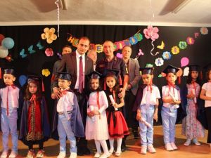 Dumlupınar’da ana sınıfı öğrencileri için mezuniyet töreni