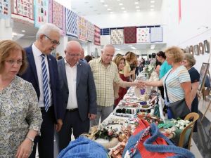 El emekleri sergilendi