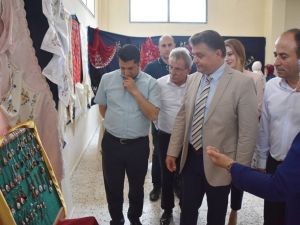 El emeği ürünler Helvacı da görücüye çıktı