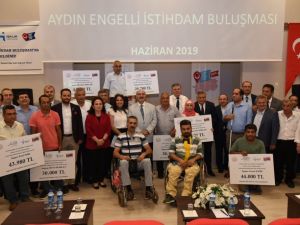 Aydın’da 17 engelli ve eski hükümlüye hibe desteği sağlandı