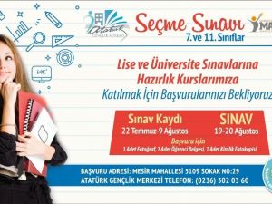 AGEM’den 7. ve 11’inci sınıf öğrencilerine davet