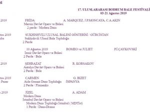 Uluslararası Bodrum Bale Festivali başlıyor