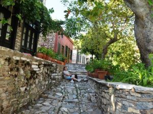 Tarihi Doğanbey köyüne yerli ve yabancı turist ilgisi